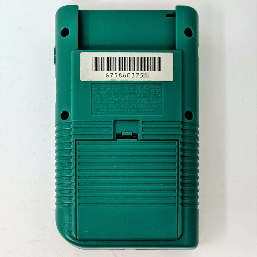 Nintendo Gameboy Green DMG-01 Play It Loud Handheld Console System Very Clean